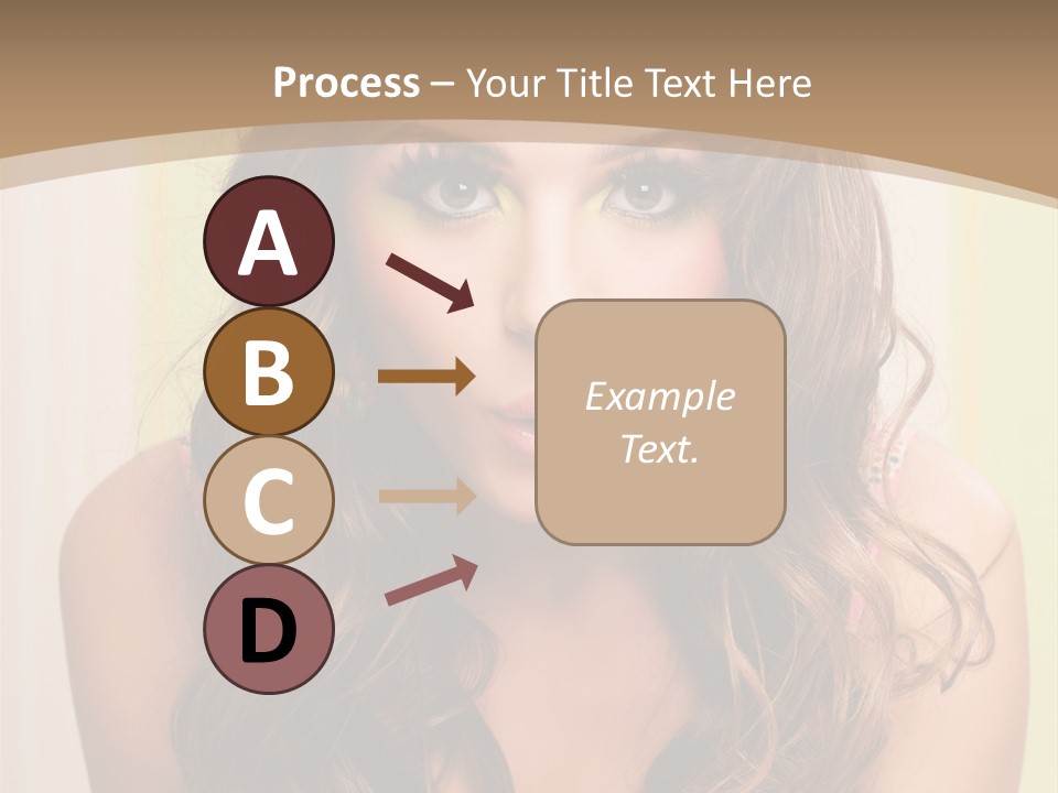 A Woman With A Birthday Cake With Candles On It PowerPoint Template