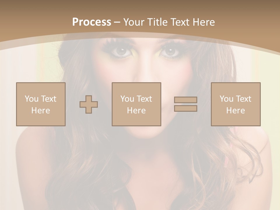 A Woman With A Birthday Cake With Candles On It PowerPoint Template