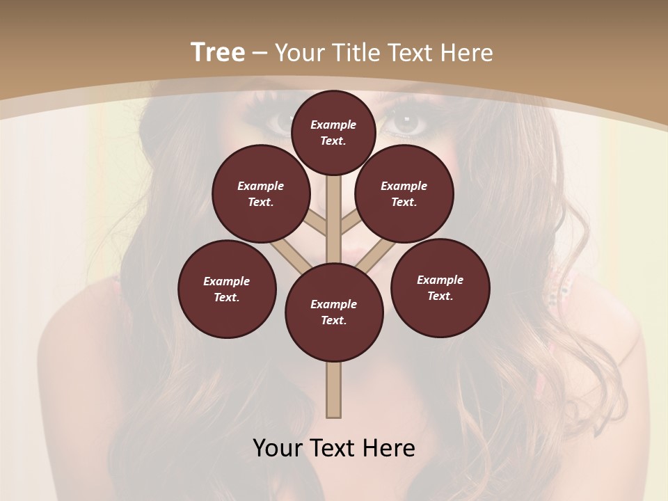 A Woman With A Birthday Cake With Candles On It PowerPoint Template