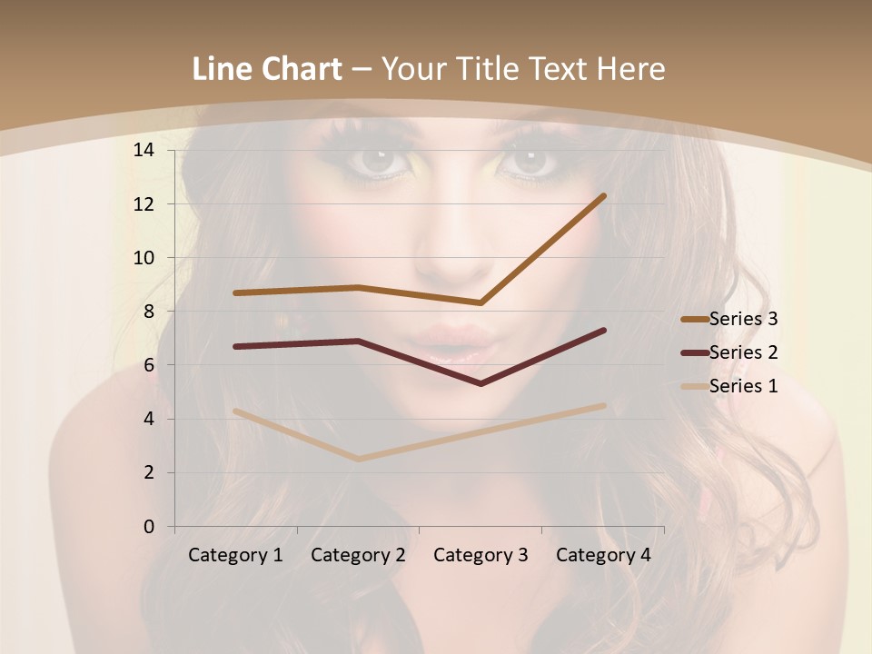A Woman With A Birthday Cake With Candles On It PowerPoint Template