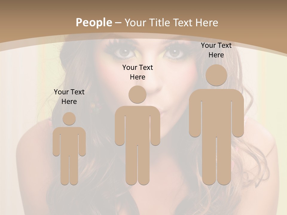 A Woman With A Birthday Cake With Candles On It PowerPoint Template