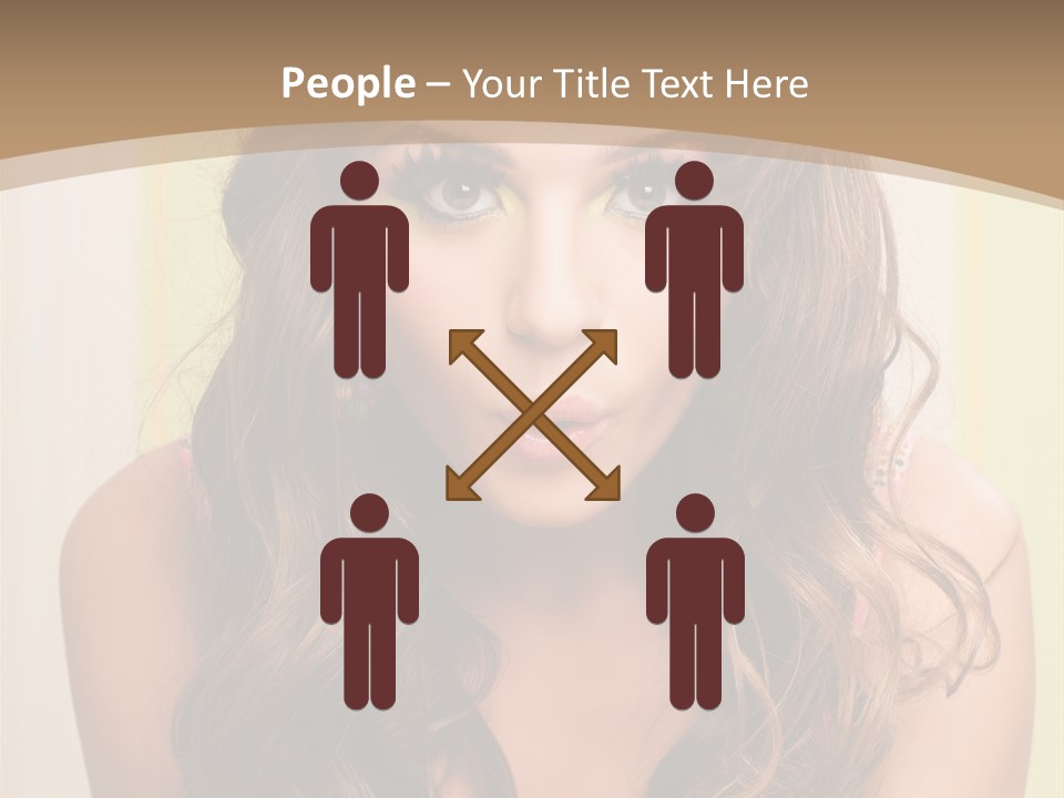 A Woman With A Birthday Cake With Candles On It PowerPoint Template