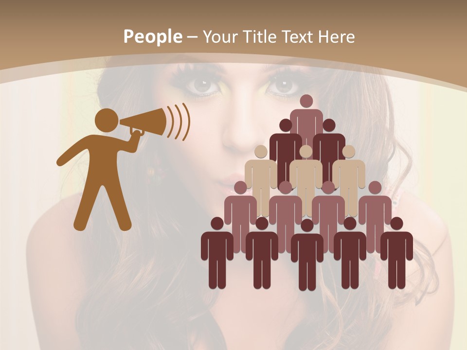 A Woman With A Birthday Cake With Candles On It PowerPoint Template