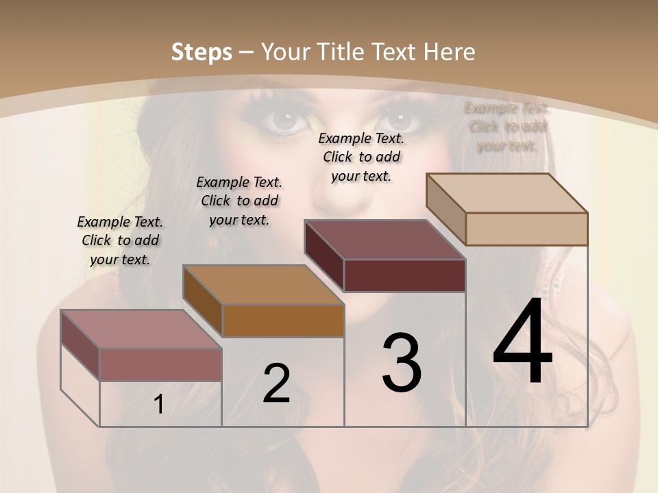 A Woman With A Birthday Cake With Candles On It PowerPoint Template