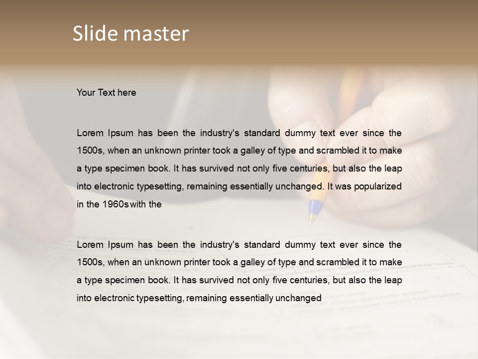 Ingredients Portion Meat PowerPoint Template