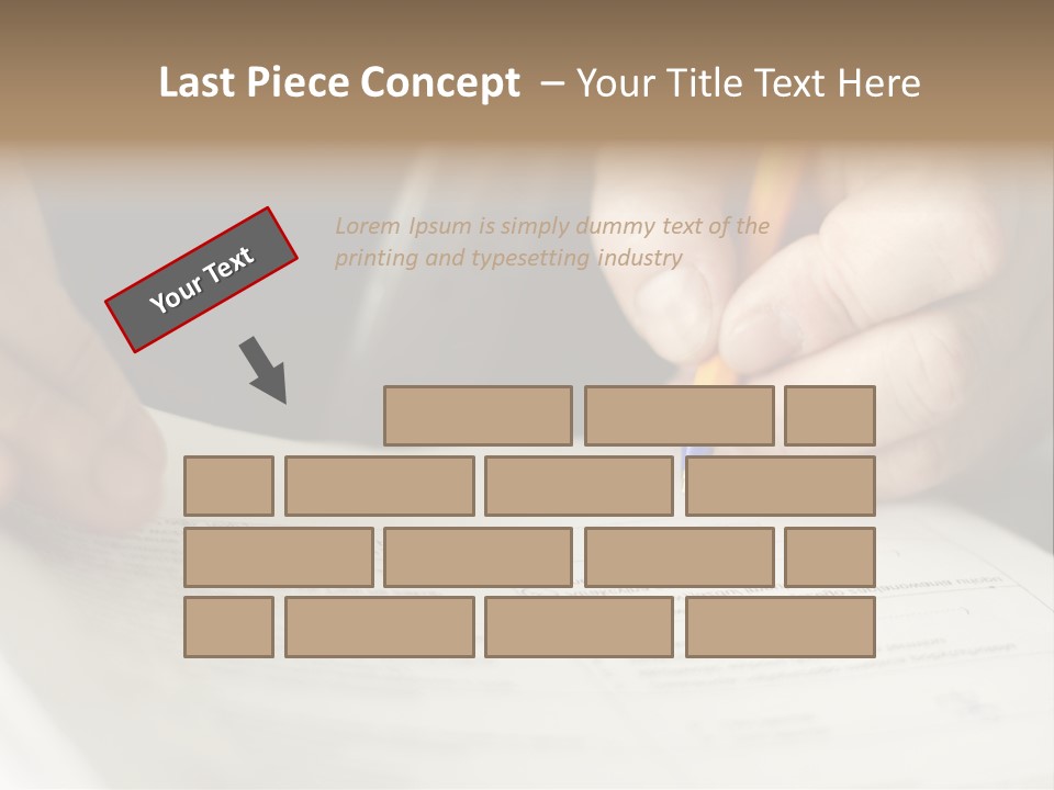 Ingredients Portion Meat PowerPoint Template