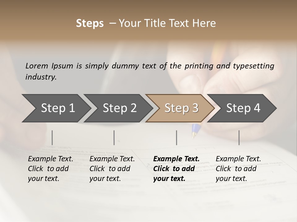 Ingredients Portion Meat PowerPoint Template