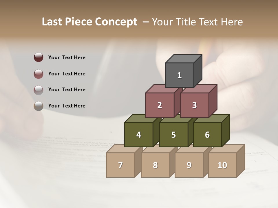 Ingredients Portion Meat PowerPoint Template