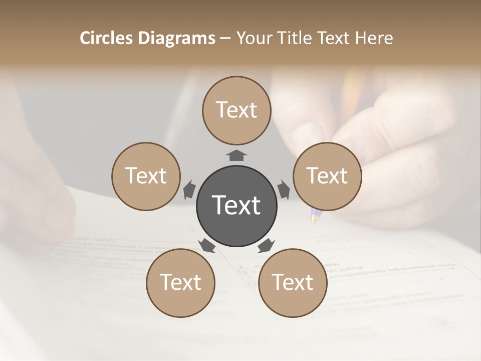 Ingredients Portion Meat PowerPoint Template