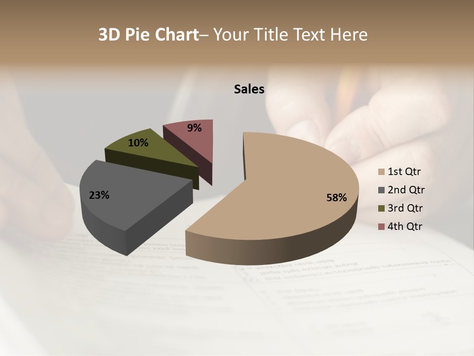 Ingredients Portion Meat PowerPoint Template