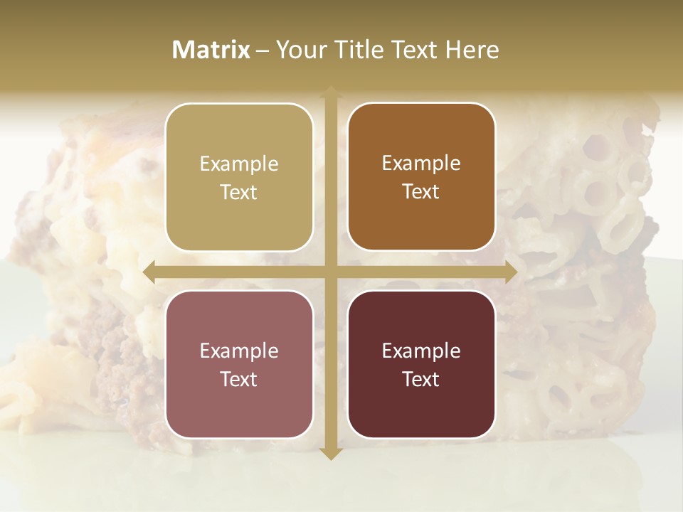 Ingredients Portion Meat PowerPoint Template