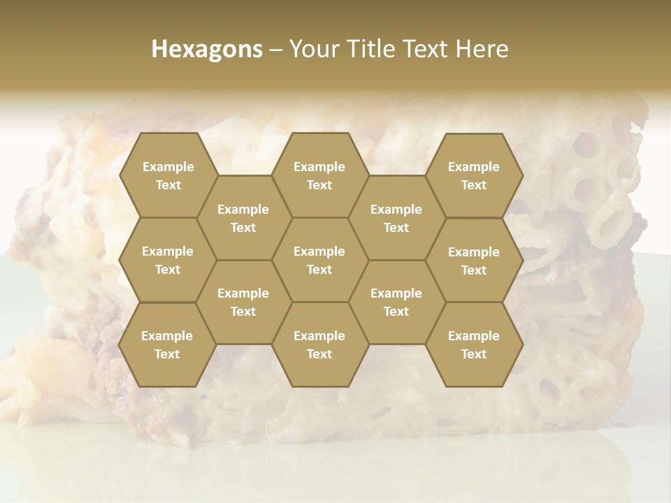 Ingredients Portion Meat PowerPoint Template
