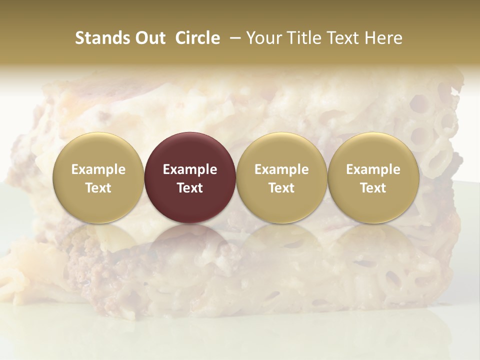 Ingredients Portion Meat PowerPoint Template