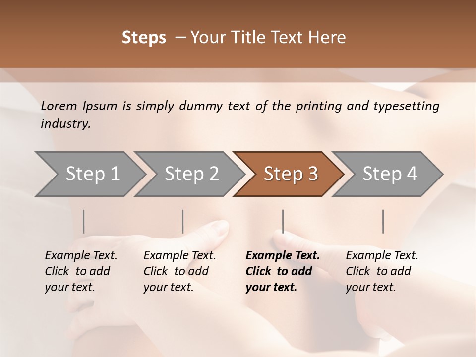 Young Care Beauty PowerPoint Template