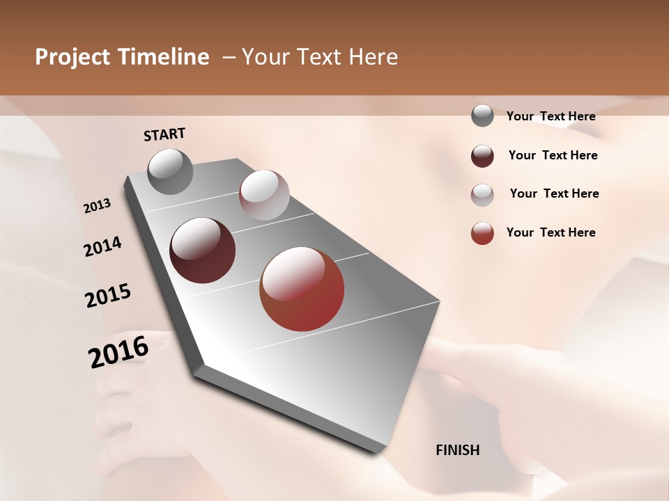 Young Care Beauty PowerPoint Template