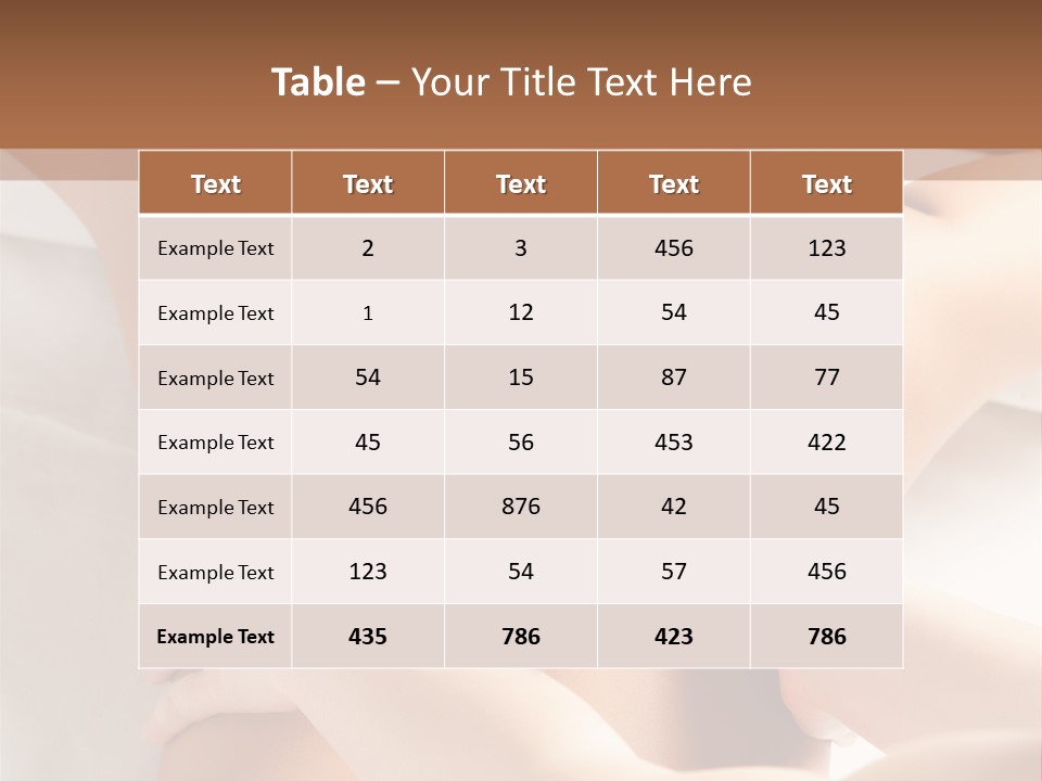 Young Care Beauty PowerPoint Template
