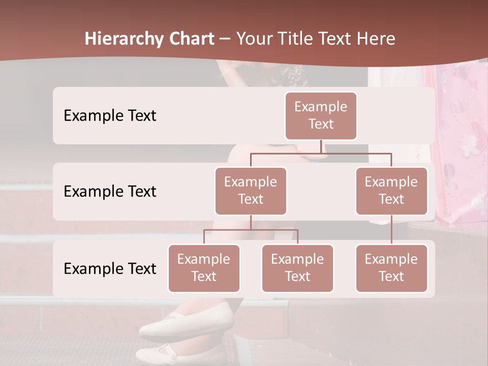 A Woman Sitting On Steps With Shopping Bags PowerPoint Template