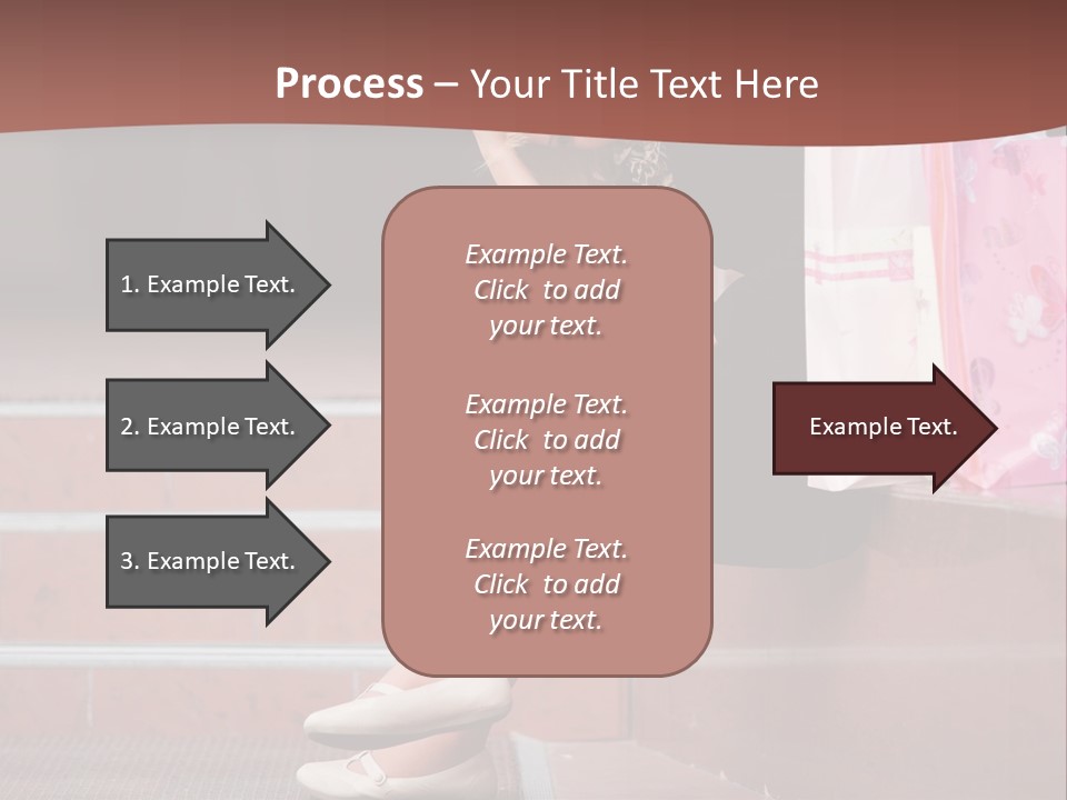 A Woman Sitting On Steps With Shopping Bags PowerPoint Template