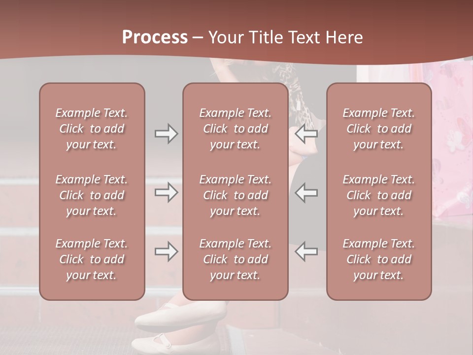 A Woman Sitting On Steps With Shopping Bags PowerPoint Template