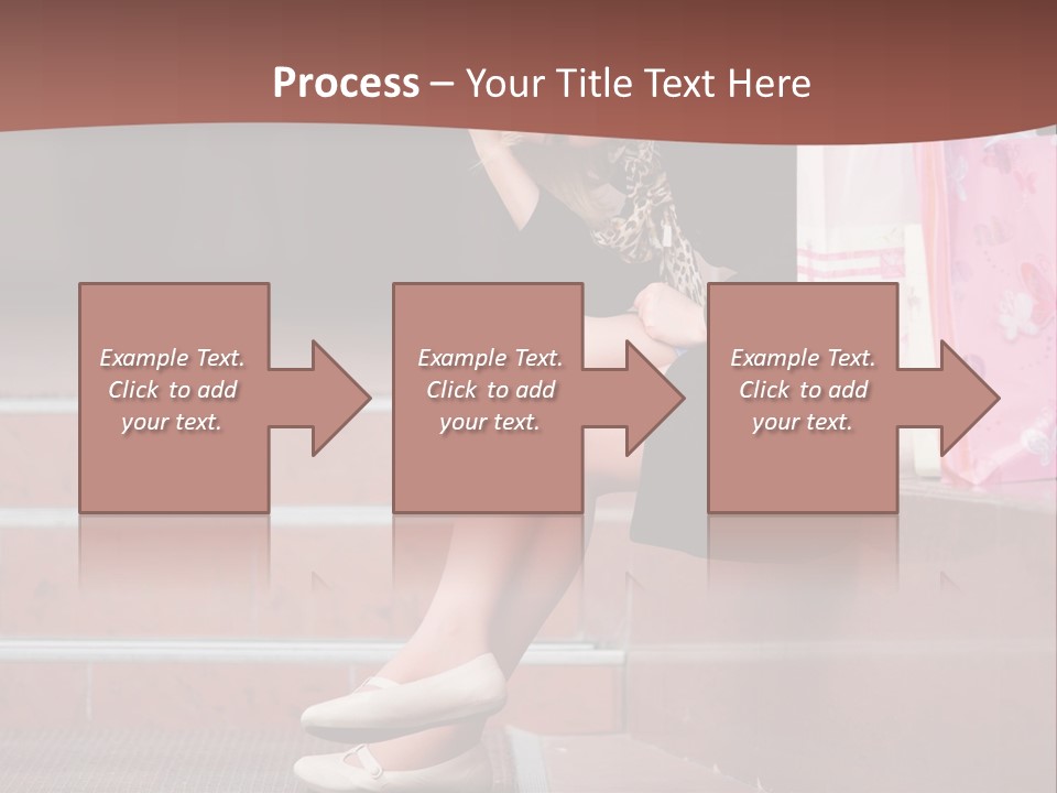 A Woman Sitting On Steps With Shopping Bags PowerPoint Template