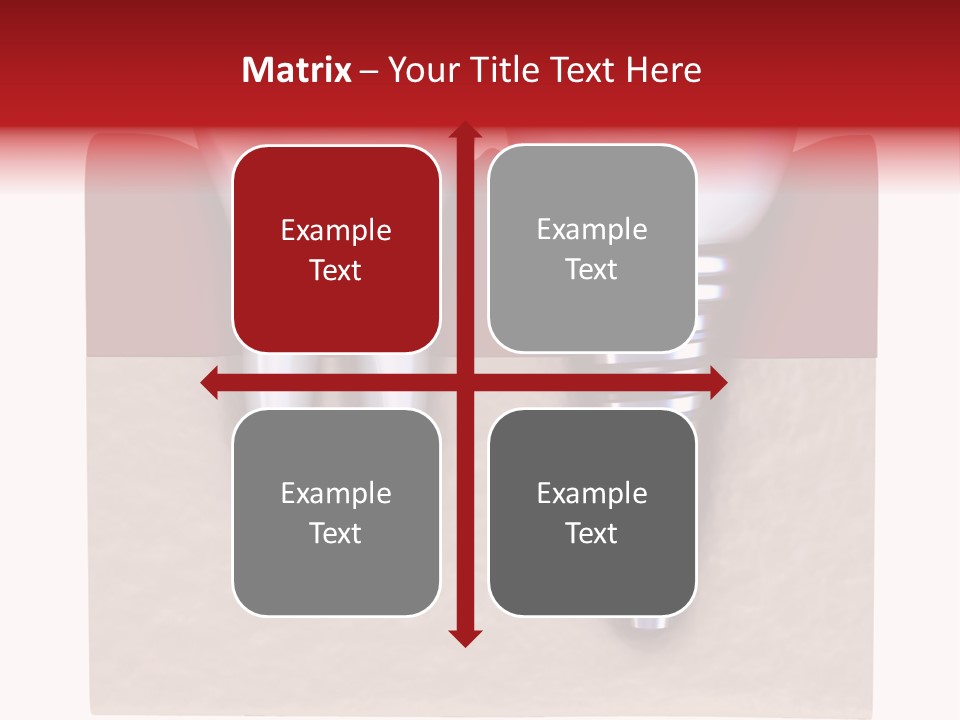 Closeup Dental Close PowerPoint Template