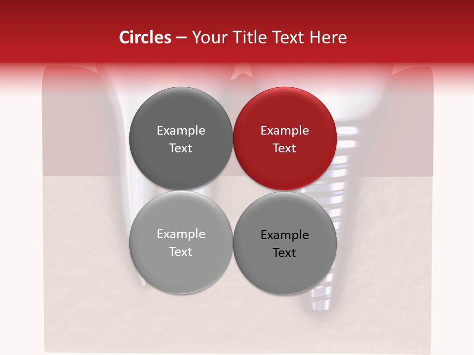 Closeup Dental Close PowerPoint Template