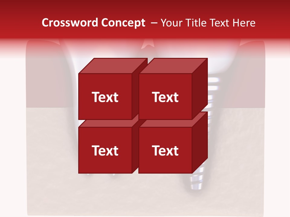Closeup Dental Close PowerPoint Template