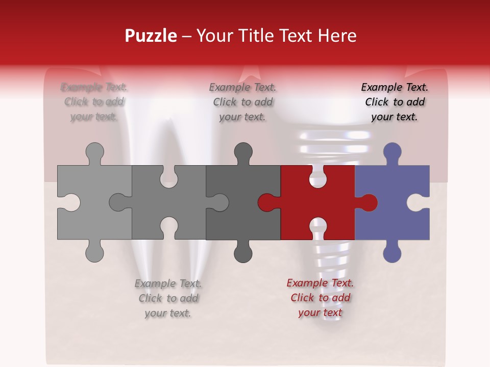 Closeup Dental Close PowerPoint Template