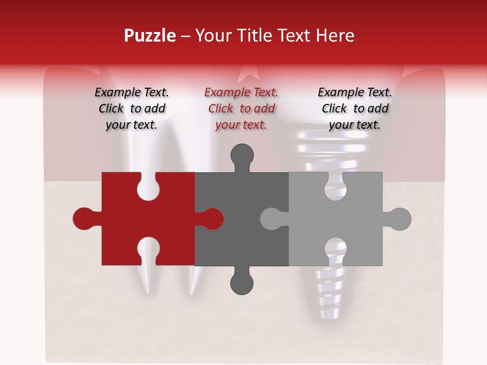 Closeup Dental Close PowerPoint Template