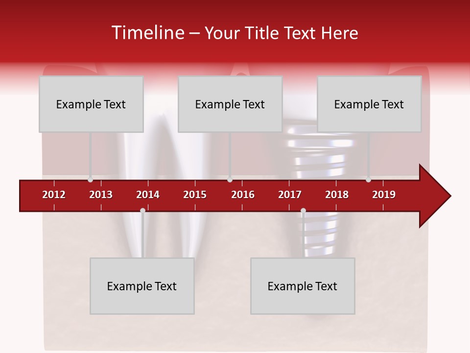 Closeup Dental Close PowerPoint Template