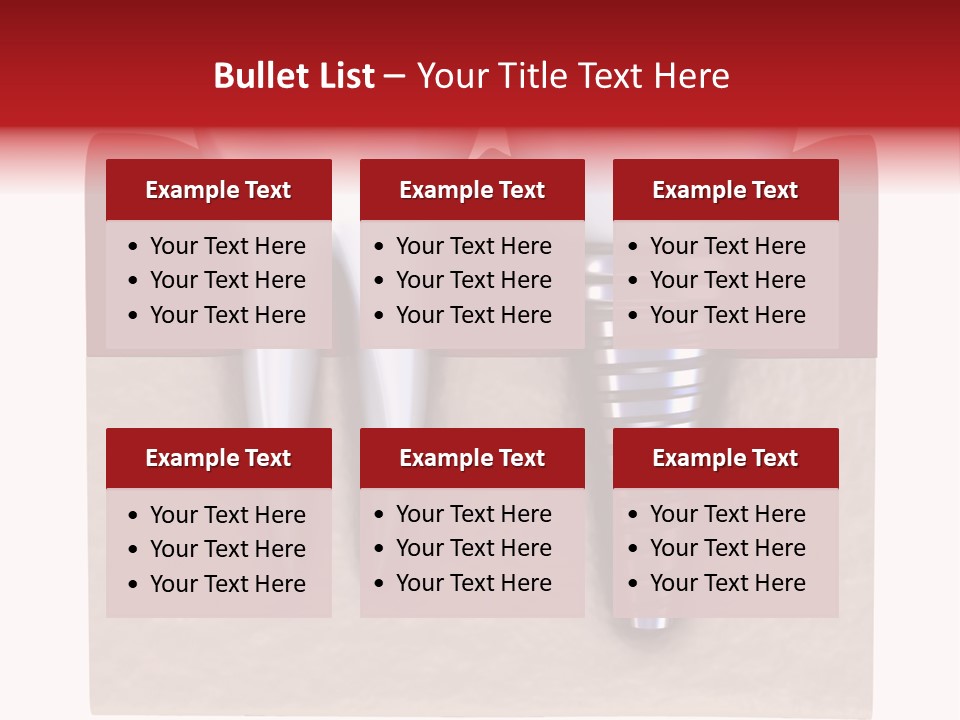 Closeup Dental Close PowerPoint Template