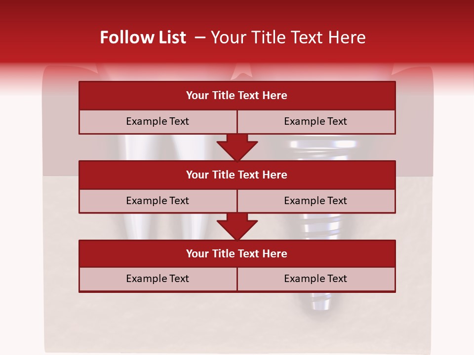 Closeup Dental Close PowerPoint Template
