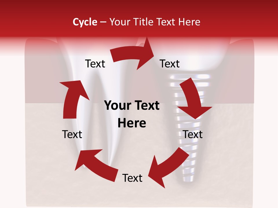 Closeup Dental Close PowerPoint Template