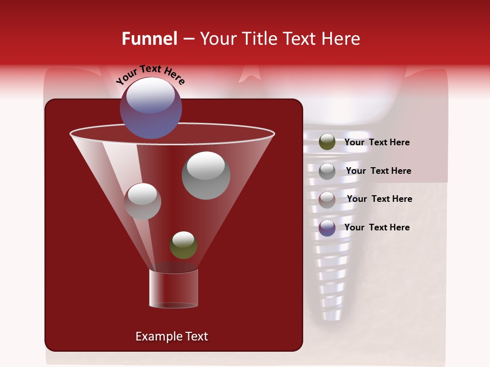 Closeup Dental Close PowerPoint Template