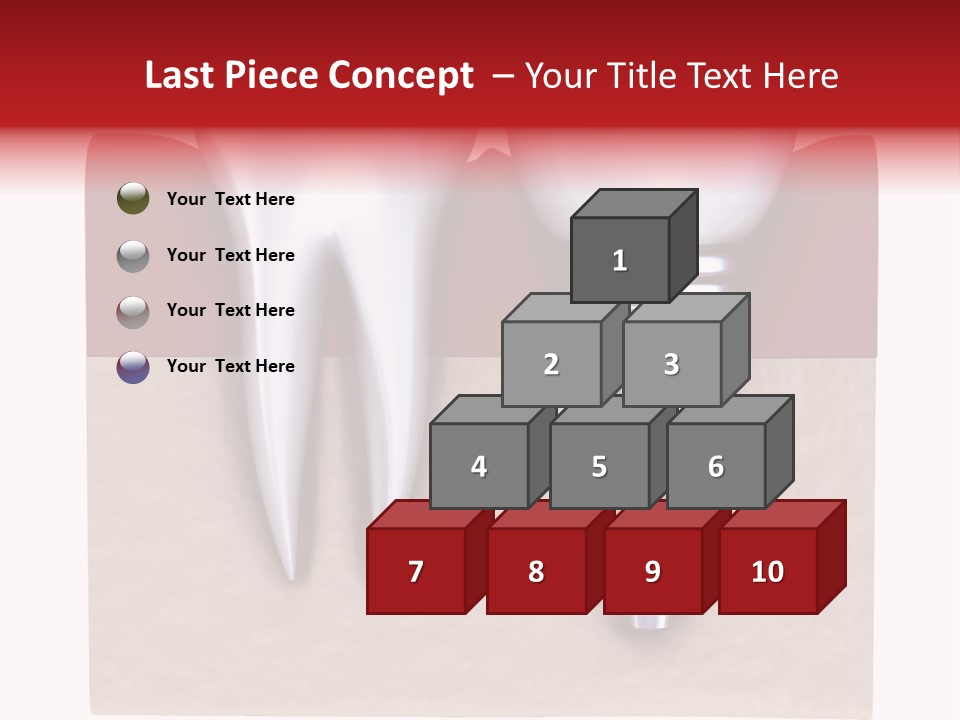 Closeup Dental Close PowerPoint Template