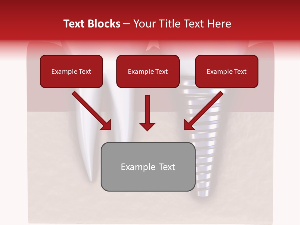 Closeup Dental Close PowerPoint Template