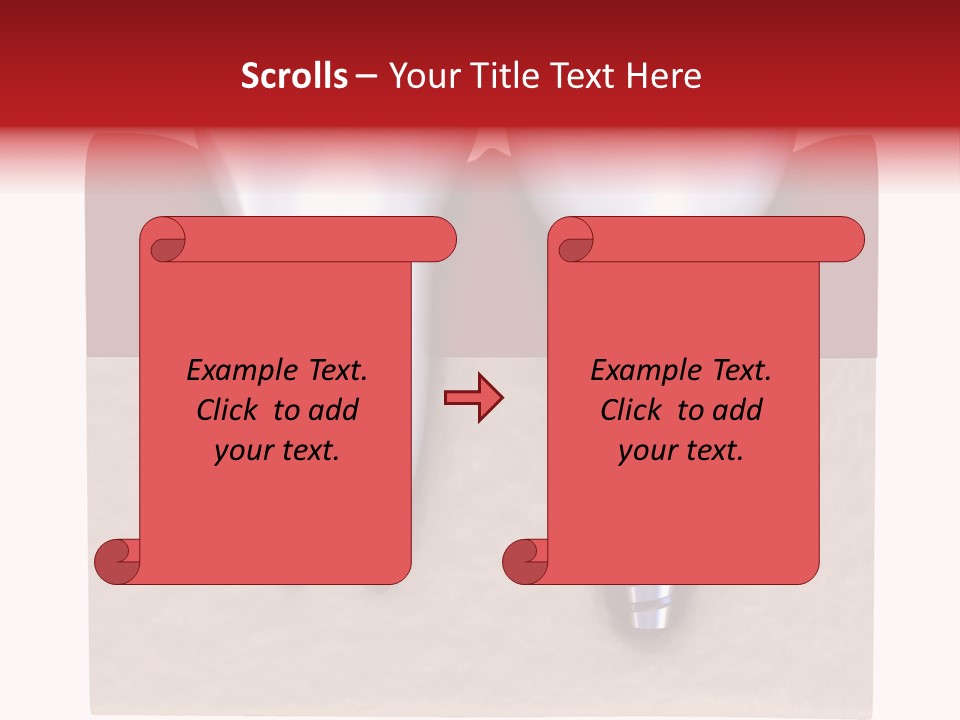 Closeup Dental Close PowerPoint Template
