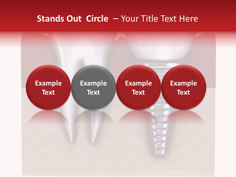 Closeup Dental Close PowerPoint Template