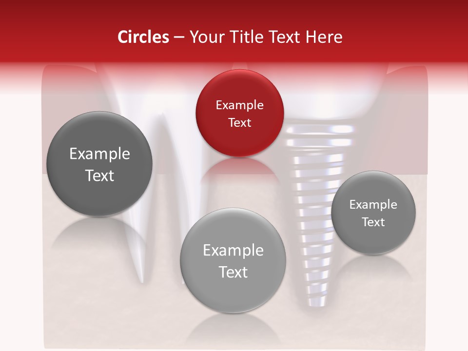 Closeup Dental Close PowerPoint Template