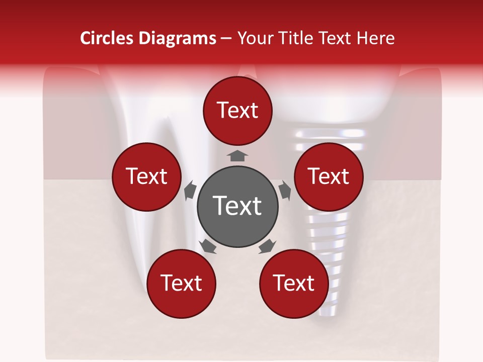 Closeup Dental Close PowerPoint Template