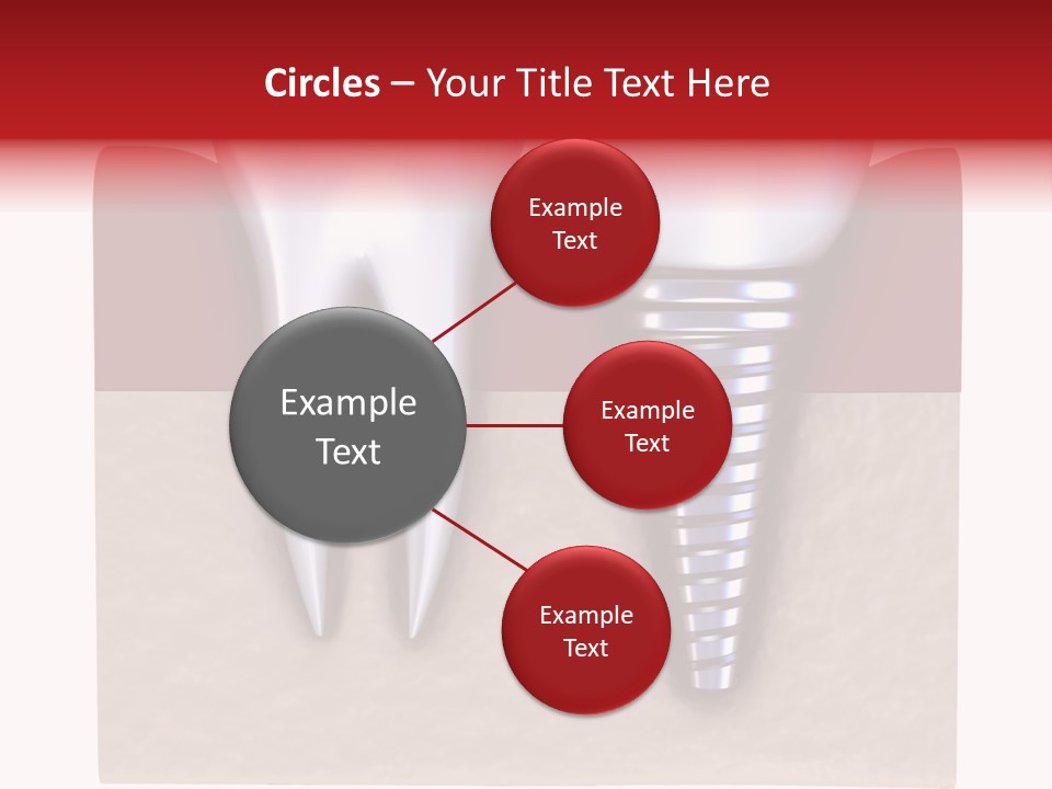 Closeup Dental Close PowerPoint Template