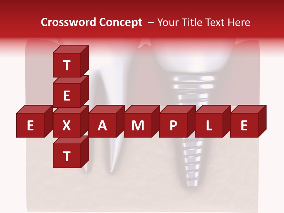 Closeup Dental Close PowerPoint Template