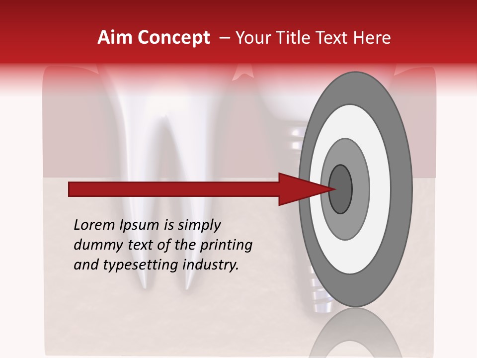 Closeup Dental Close PowerPoint Template