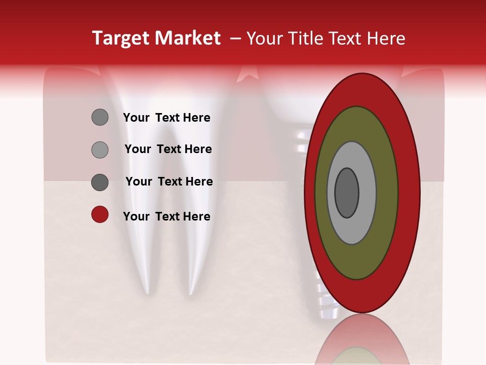 Closeup Dental Close PowerPoint Template