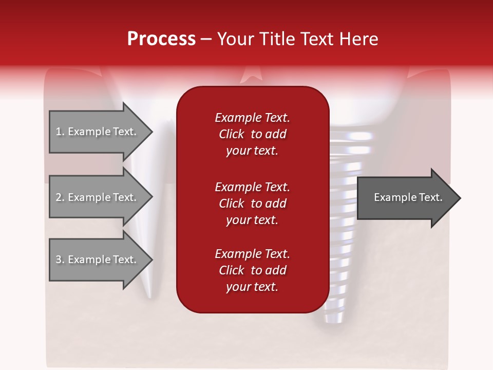 Closeup Dental Close PowerPoint Template