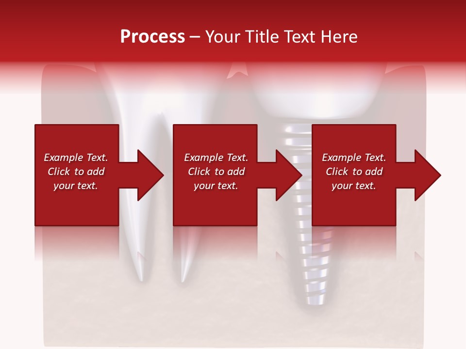 Closeup Dental Close PowerPoint Template
