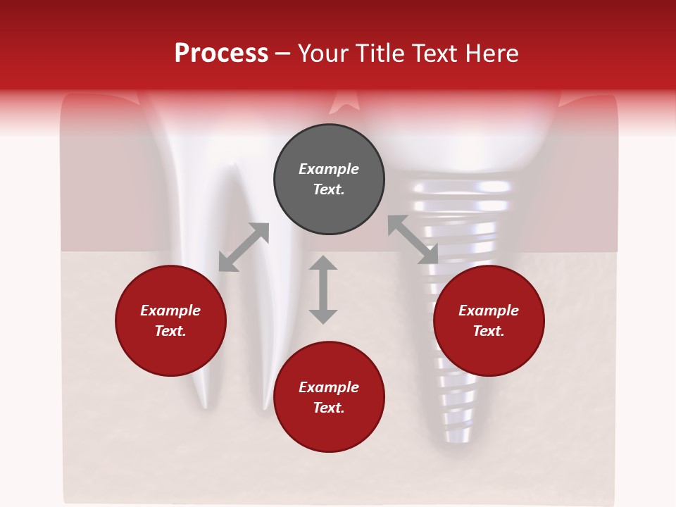 Closeup Dental Close PowerPoint Template