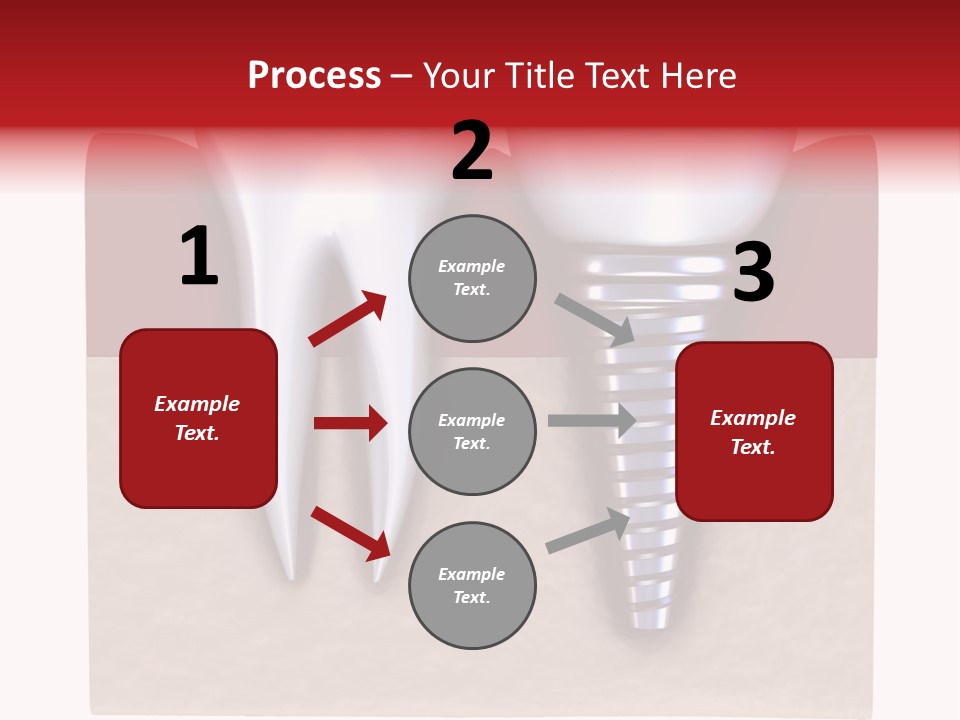 Closeup Dental Close PowerPoint Template