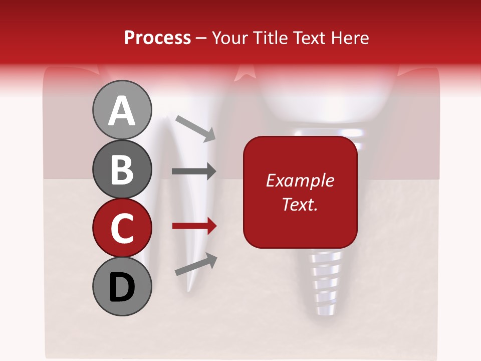 Closeup Dental Close PowerPoint Template