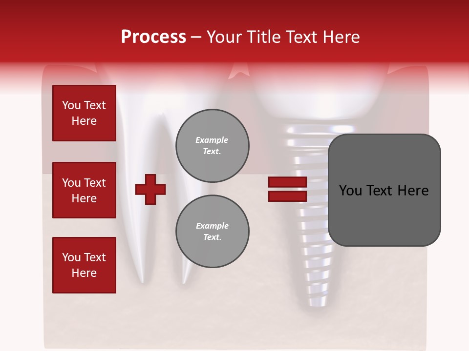 Closeup Dental Close PowerPoint Template